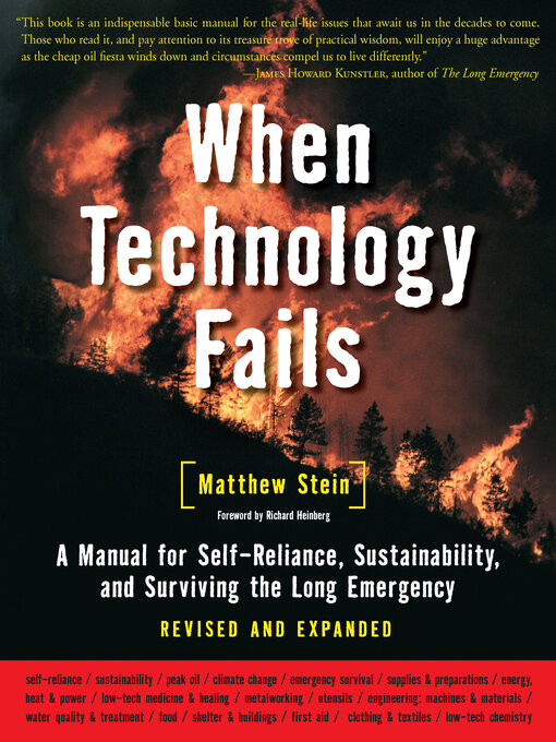 Title details for When Technology Fails by Matthew Stein - Available